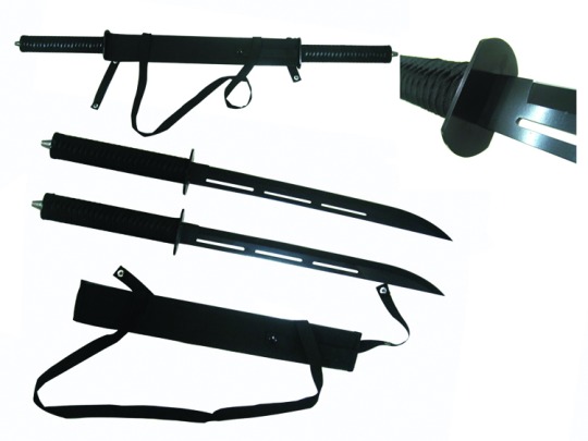 Tactical Twin Blades With Back Sheath