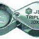 10x triplet loupe 18mm Chrome Plated