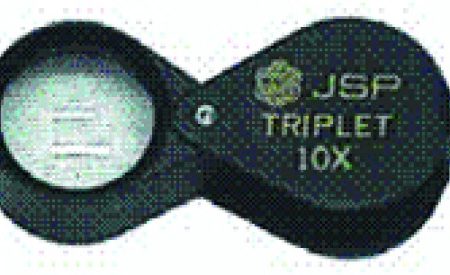 10x triplet loupe 18mm Black Velvet