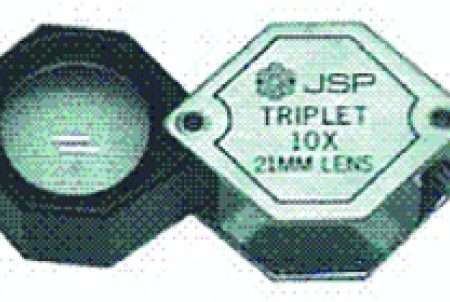 HEXAGON 10X TRIPLET 20.5mm Matte Slv/Blk