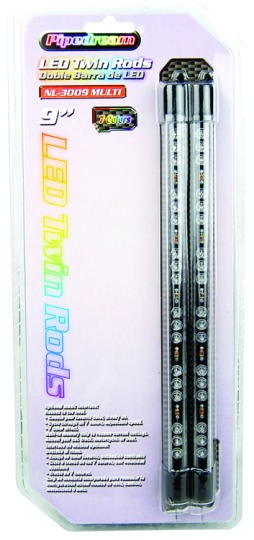 Pipe Dream 9in MultiColor LED Twin Rods