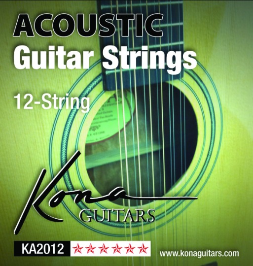 Kona 12 String Acoustic - Light
