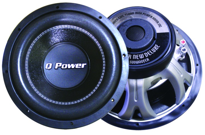 Q POWER 12in WOOFER DVC 80ozMAGNET 1700W