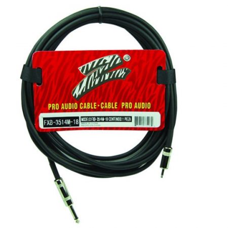 Zebra PRO AUDIO CABLE 18ft 3.5mm to.25in