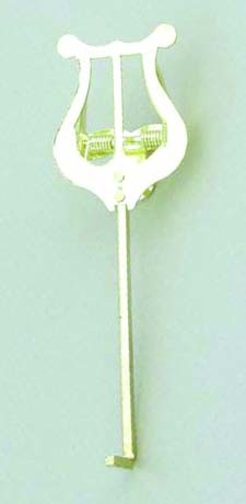 Trumpet Lyre 4inch Bent Stem