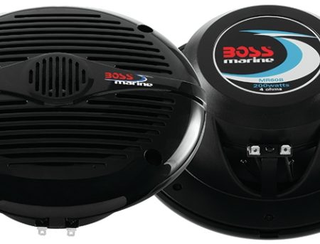 Boss Black 6.5in 2-Way Marine Speaker