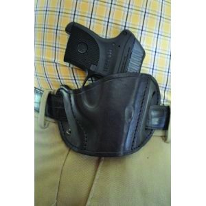 Leather Belt Slide Holster Black Medium