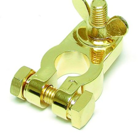 APipe Gold Neg Wing Nut Batt Term