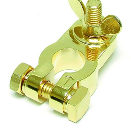 APipe Gold Pos Wing Nut Batt Term  100