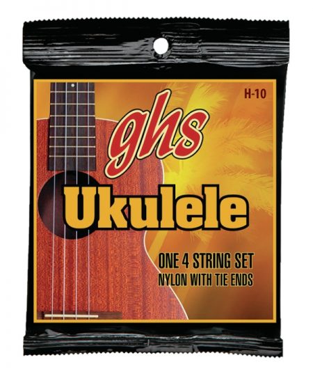 GHS Black nylon hawaii Ukulele4StringSet