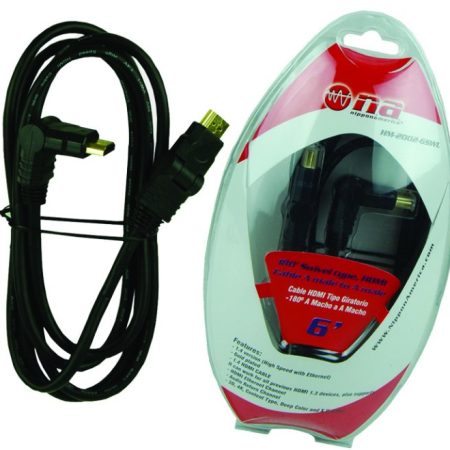 HDMI CABLE WITH FILTER 6 ft SWIVEL HEAD