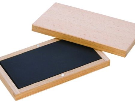 6 x 3 Natural Test Stone in Wooden Box