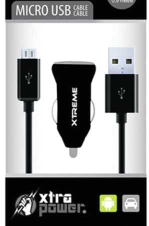 6ft Micro USB Cable & Car Charger