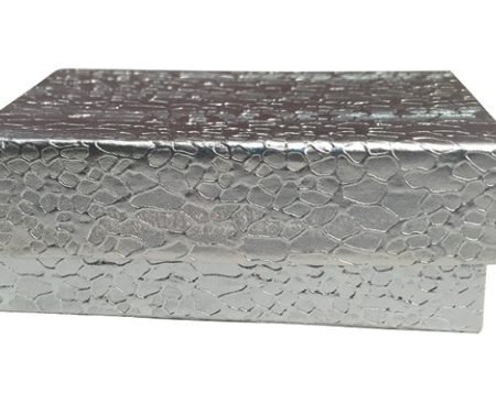 Silver Cotton Filled Box 1.75X1-1/8 X5/8