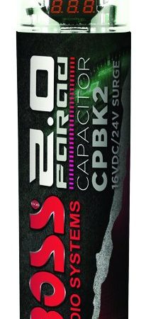 Boss 2 Farad Capacitor Black