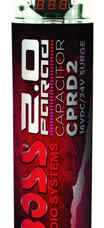 Boss 2 Farad Capacitor Red