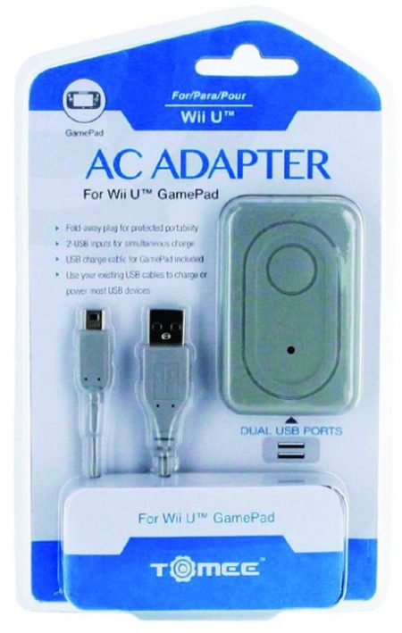 Wii U Tomee Gamepad AC Adapter