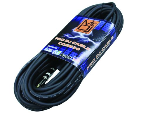 Mr DJ 50 ft Cable Speakon Male x 1/4