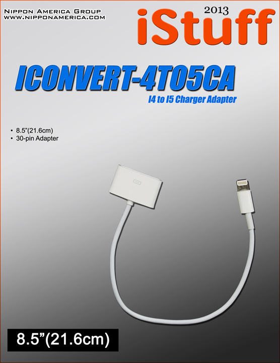 iStuff I4 to I5 charger adapter cable