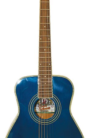 O S Half Size Acoustic SS Trans Blue