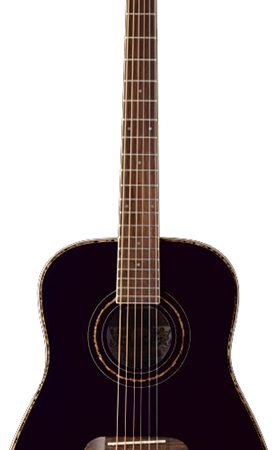 O S  .75 Size Acoustic Guitar Black