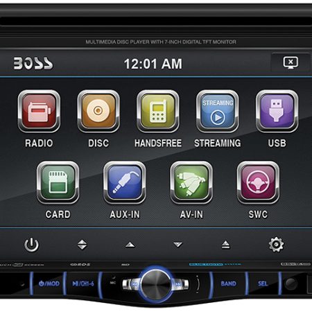 Boss Din 7in Down BT DVD CD Meda Center