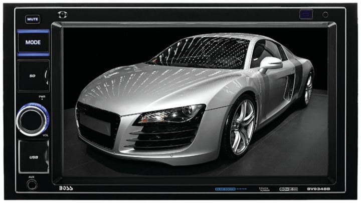 Boss 2xDin Mechless 6.2 LCD Receiver