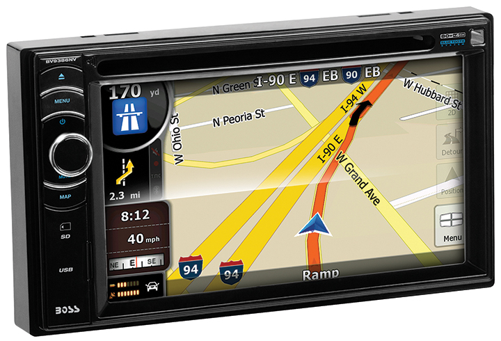 Boss 2xDin 6.2 LCD NAV Receiver