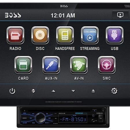 Boss Din BT Receiver 13 in Detach LCD