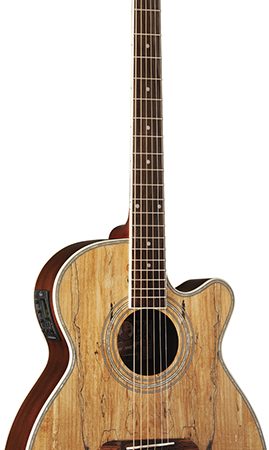 O S Spalted Concert Electric Acoustic