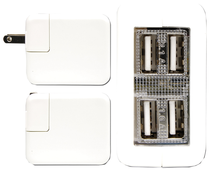 iStuff Quad USB Charger Power Adapter