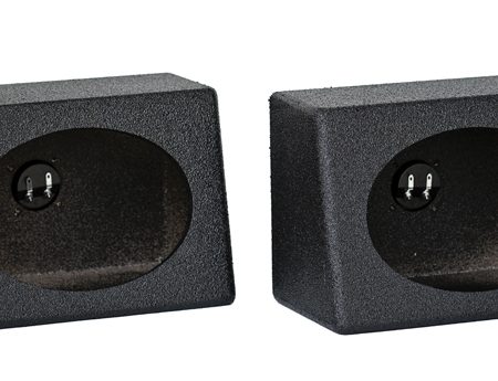 Q Power (2) Single 6.5inch Painted Black