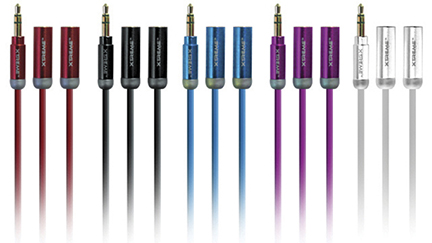 3ft Metallic 3.5mm Audio Splitter