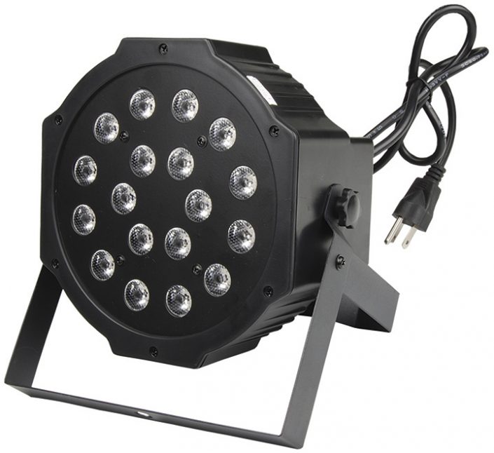 Dropship Wholesale Zebra LED Stage Light 18 x 1W / 6 x RGB
