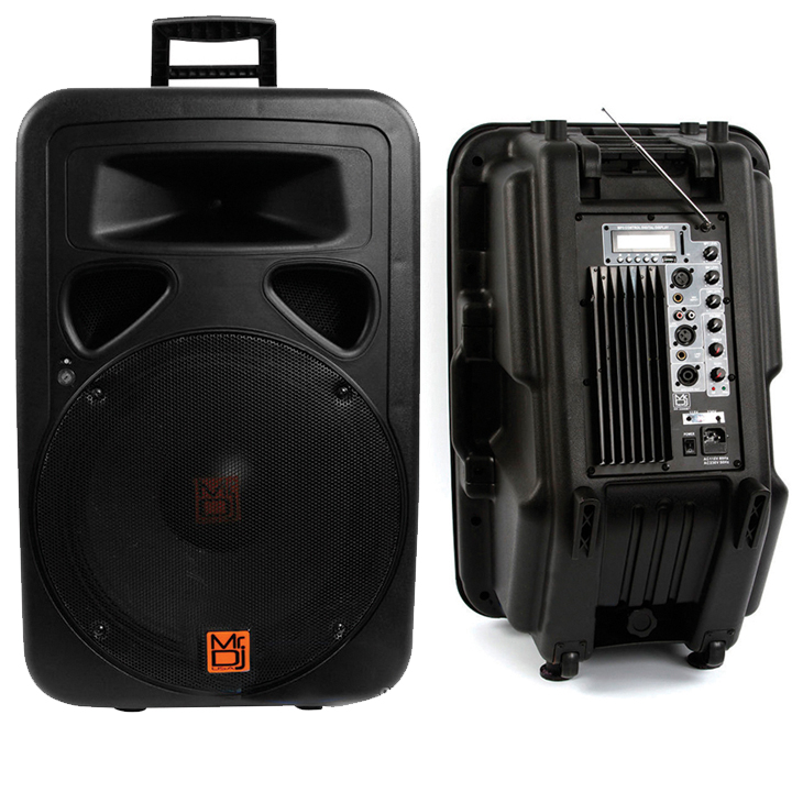 Mr DJ 15" BT USB SD FM MP3 Active Speake