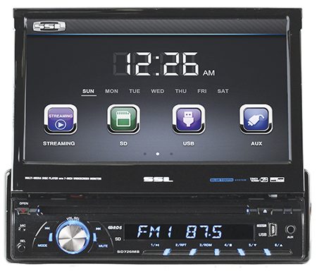SSL 7in Flip BT USB SDDVD MP3 CDR