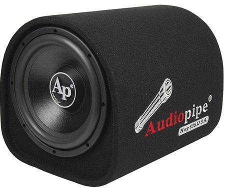 Audiopipe 10in 400w Amplified Tube Sub