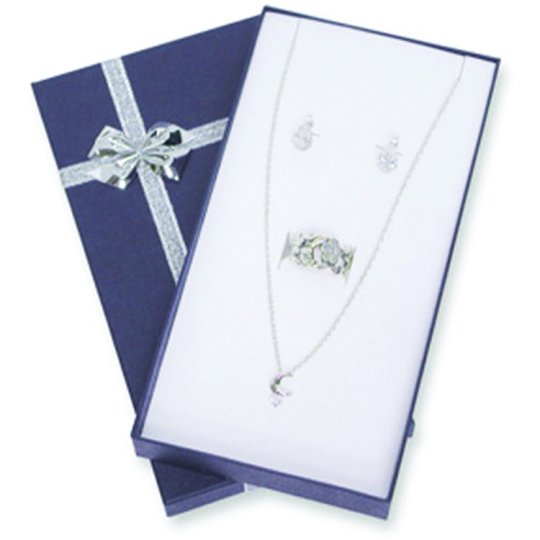 Blue Bowtie Combo Box 3-3/8x 6-1/4x 1