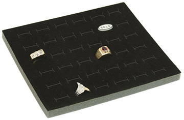 Tray Insterts 36 Deluxe Ring Insert Blck