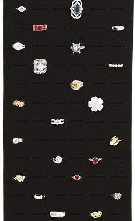 Tray Insterts 72 Deluxe Ring Insert Blck