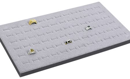 Tray Insterts 72 Deluxe Ring Insert Grey