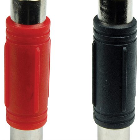 Nickel Female RCA x RCA 5-Blk 5-Red Pack