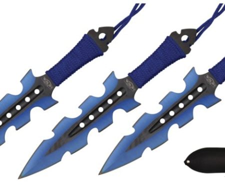 Throwing Knives Blue