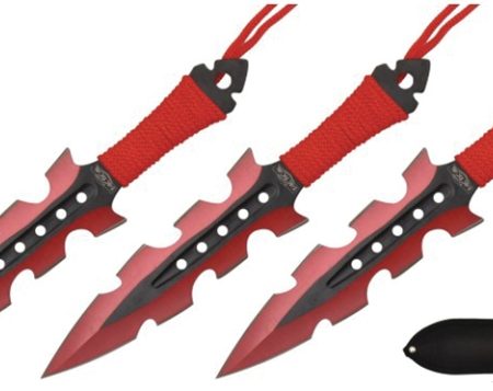Throwing Knives Red