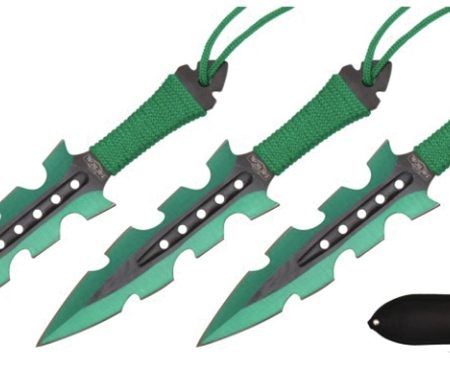 Throwing Knives Green