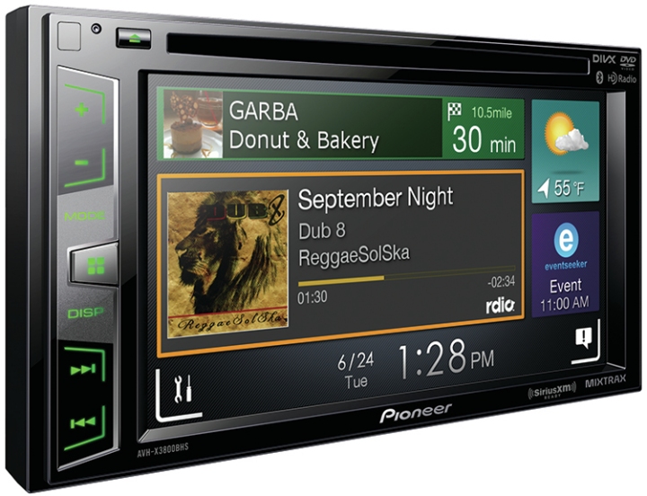 2x Din DVD BT 6.2 HD XM Ready App1