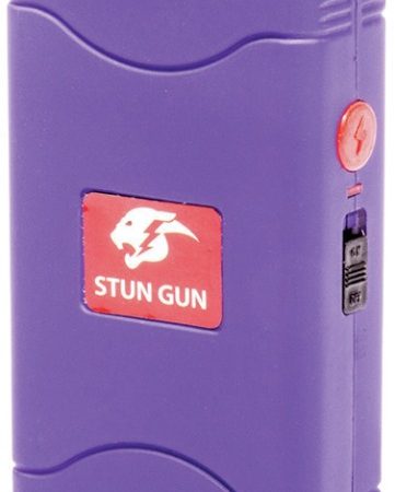Purple 10Mil Stun Gun LED Light 4.25x2x1