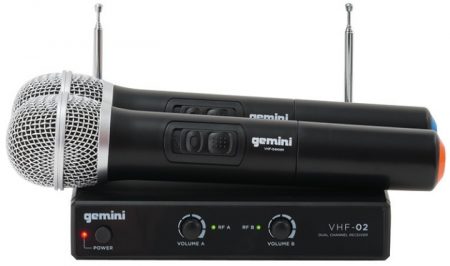 Gemini Dual Handheld VHF Wireless