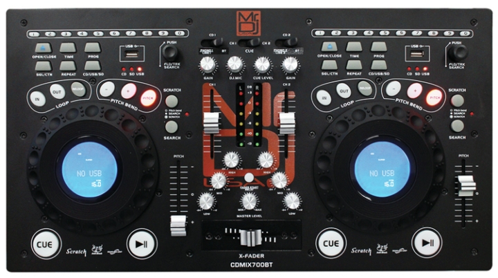 Mr DJ Dual CD BT USB SD