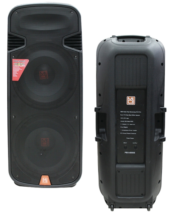 Mr Dj Dual 15 Passive PA -ABSCabinet